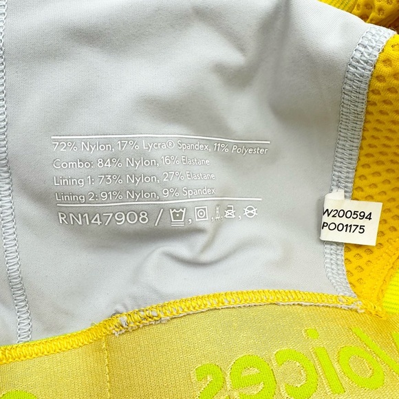 Outdoor Voices Doings Things Bra / TechSweat 7/8 Zoom Leggings Sunshine Set - Picture 15 of 16